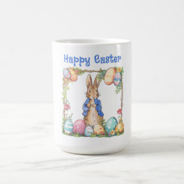 Peter der Osterkaninchen Ostereier Happy Oster Kaffeetasse