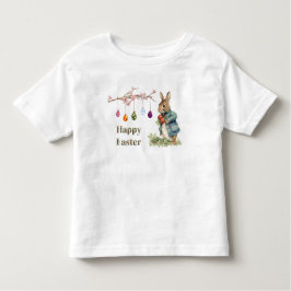 Peter der Osterkaninchen Ostereier Happy Oster Kleinkind T-shirt