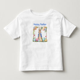 Peter der Osterkaninchen Ostereier Happy Oster Kleinkind T-shirt