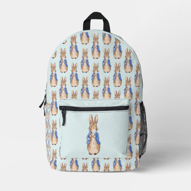Peter der Rabbit bläst Weißblase Kaugummi Bedruckter Rucksack (Vorderseite)