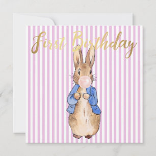 Peter der Rabbit blühende rosa Blase Kaugummi