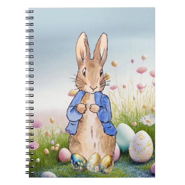 Peter der Rabbit Ostersonnengasen Notizblock (Vorderseite)