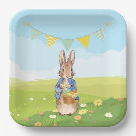 Peter der Rabbit Ostersonnengasen Pappteller