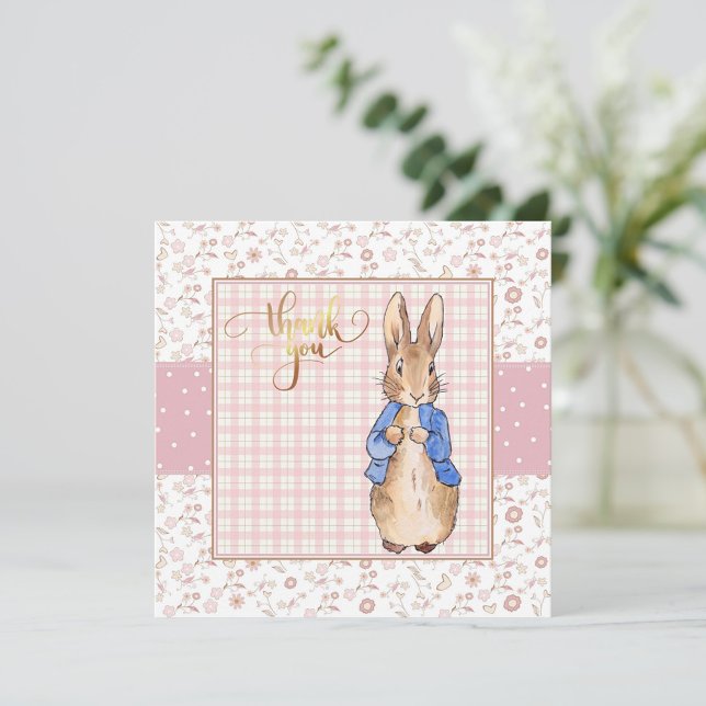 Peter der Rabbit Vielen Dank Einladung (Von Creator hochgeladen)