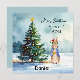 Peter der Rabbit Weihnachtsbaum Feiertagskarte