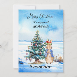 Peter der Rabbit Weihnachtsbaum Feiertagskarte