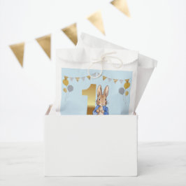 Peter der Rabbit zum ersten Geburtstag Geschenktütchen