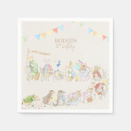 Peter der Rabbit zum ersten Geburtstag Serviette