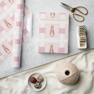 Peter die Rabbit Pink Jacke Geschenkpapier