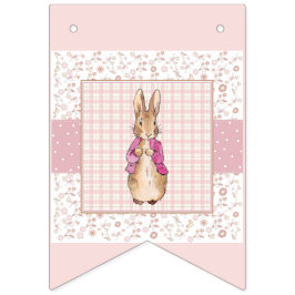 Peter die Rabbit Pink Jacke Wimpelkette