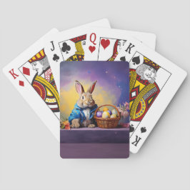 Peter Easter Bunny mit Ostereiern Spielkarten