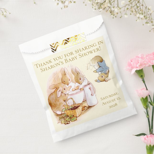 Peter Hase Baby Shower Thema  Geschenktütchen (Versiegelt)