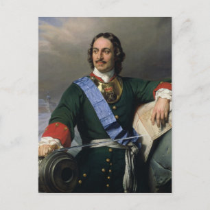 Peter I der Große 1838 Postkarte
