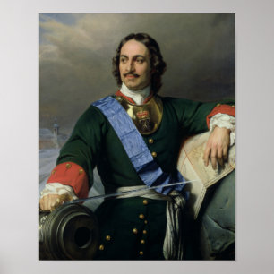 Peter I der Große - Paul Delaroche Poster