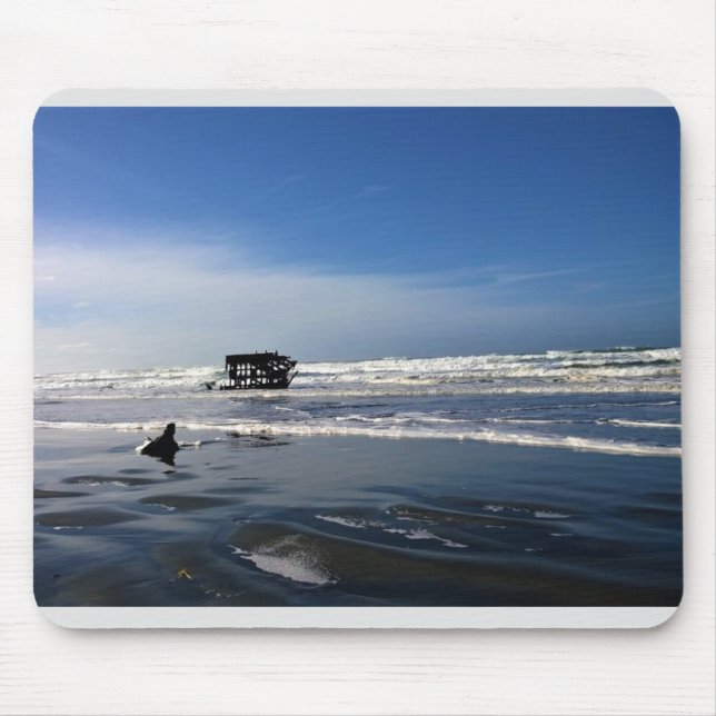 Peter Iredale Shipwreck, Oregon Coast Mousepad (Vorne)