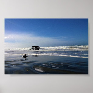 Peter Iredale Shipwreck, Oregon Coast Poster