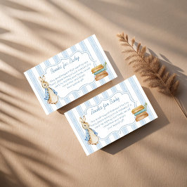 Peter Kaninchen Babydusche Anfrage Begleitkarte