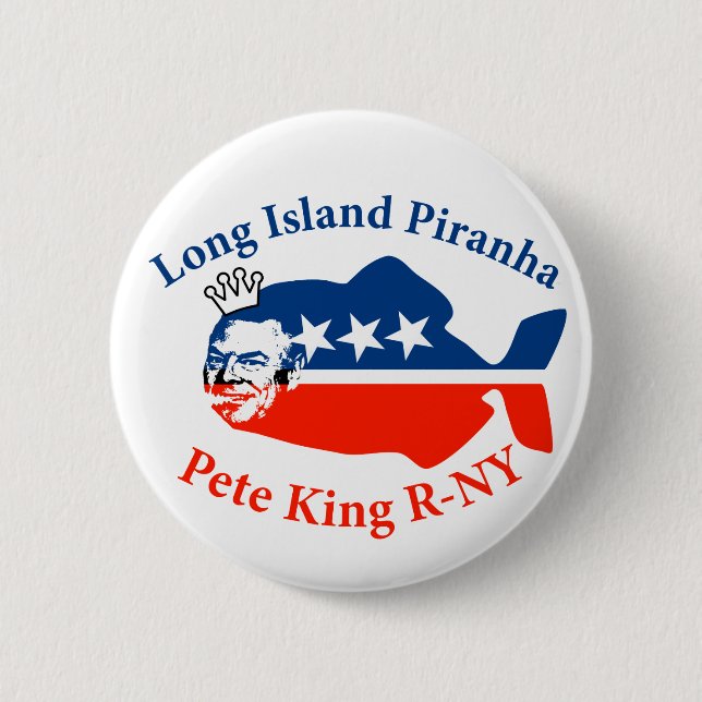 Peter-KönigLong Island Piranha Button (Vorderseite)