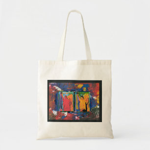 Peter Max originales Acrylgemälde Tragetasche