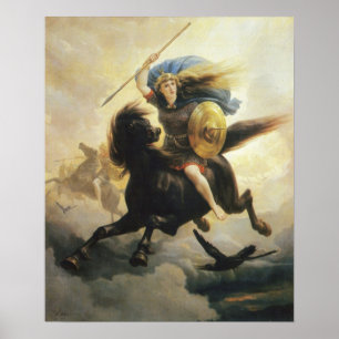 Peter Nicolai Arbo - Valkyrien Poster