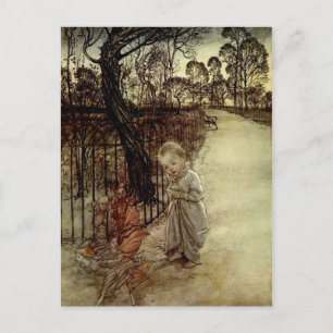 Peter Pan Arthur Rackham Postcard Postkarte
