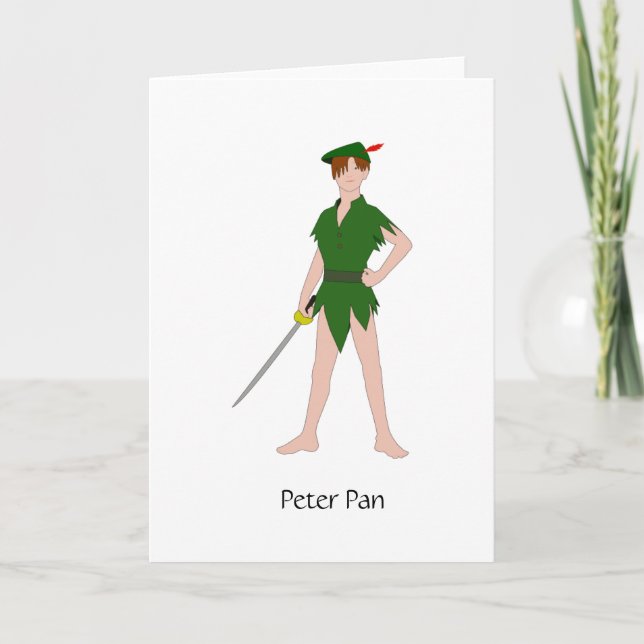 Peter Pan Karte (Vorderseite)