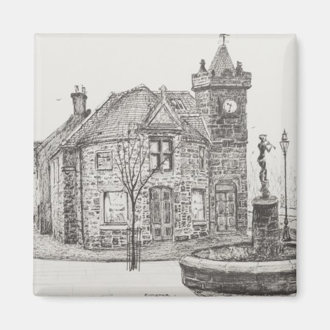 Peter Pan Statue Kirriemuir Scotland 2007 Magnet (Vorne)