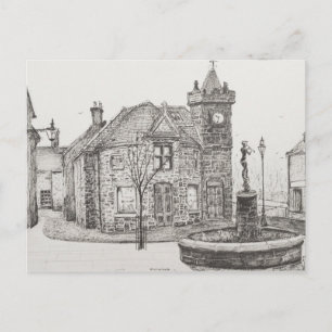 Peter Pan Statue Kirriemuir Scotland 2007 Postkarte