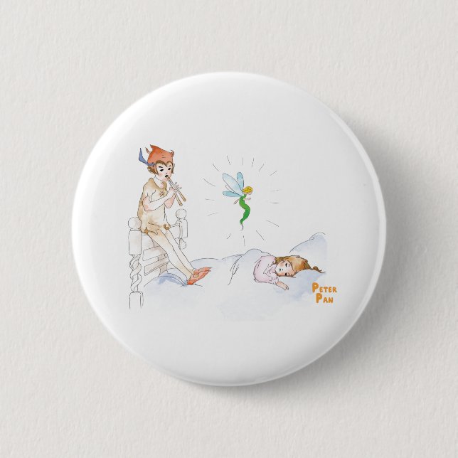 Peter Pan und Wendy Button (Vorderseite)