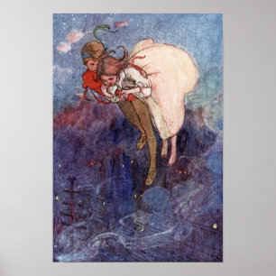 Peter Pan und Wendy von Alice B. Woodward Poster