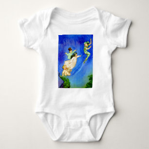 PETER PAN, WENDY, JOHN UND MICHAEL FLIEGEN WEG BABY STRAMPLER