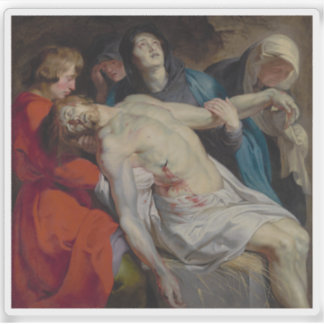 Peter Paul Rubens - Das Entombment Aufkleber