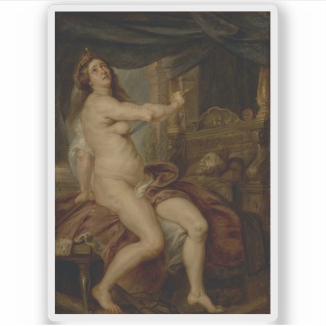 Peter Paul Rubens - Der Tod von Dido Aufkleber (Vorderseite)