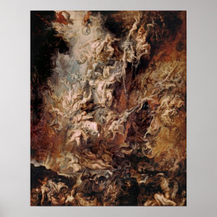 Peter Paul Rubens - Fall des Verdammten (1620) Poster