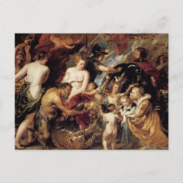Peter Paul Rubens - Frieden und Krieg Postkarte