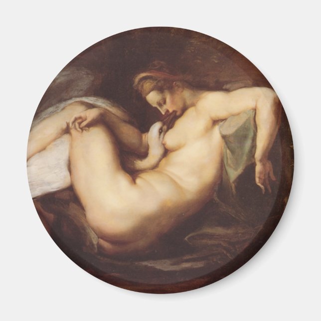 Peter Paul Rubens - Leda und der Schwan Magnet (Vorne)