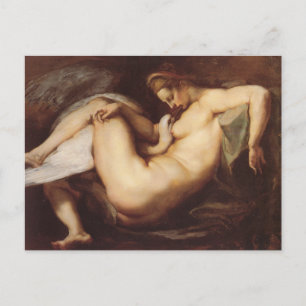 Peter Paul Rubens - Leda und der Schwan Postkarte