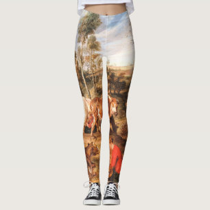 Peter Paul Rubens Milkmaids mit Rindern in einem L Leggings