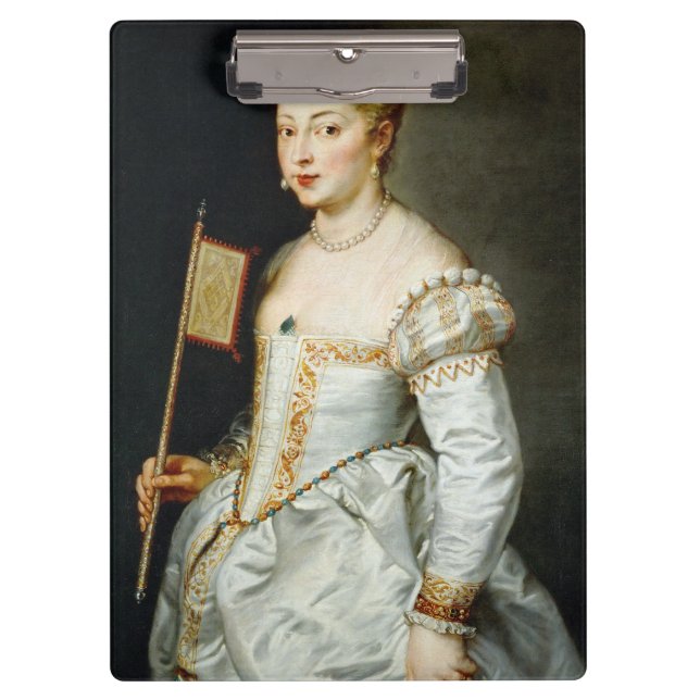 Peter Paul Rubens Portrait einer Lady Klemmbrett (Vorderseite)