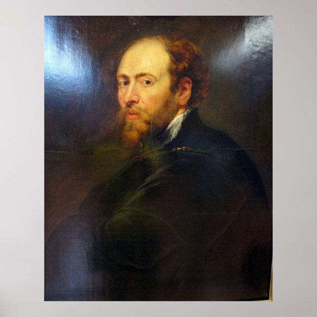Peter Paul Rubens’ Selbstportrait Poster (Vorne)