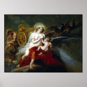 Peter Paul Rubens The Birth of the Milky Way Poster