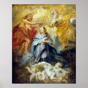 Peter Paul Rubens The Coronation of the Virgin Poster