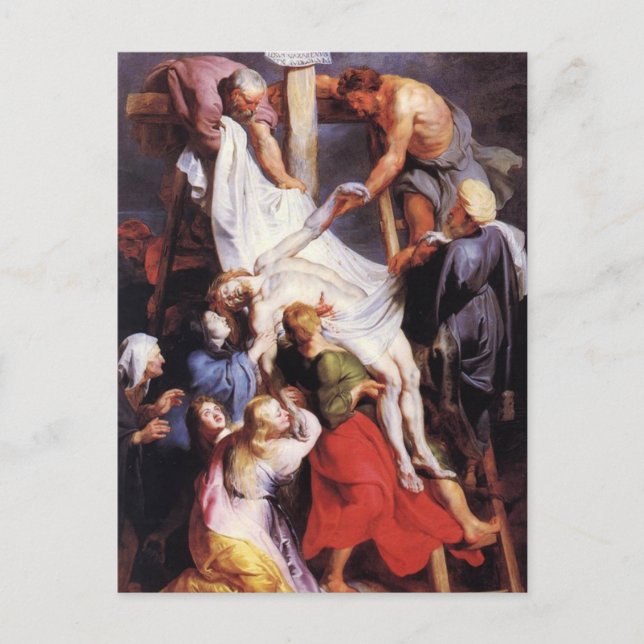 Peter Paul Rubens - vom Kreuz Postkarte (Vorderseite)