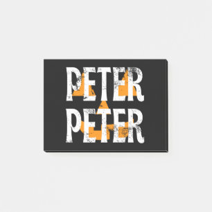 Peter Peter Fall Season Pumpkin Post-it Klebezettel