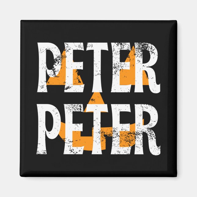 Peter Peter Herbstsaison Kürbis Magnet (Vorne)