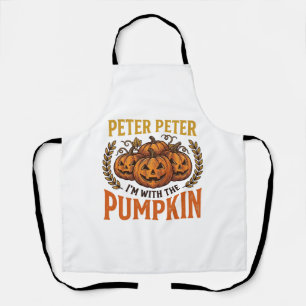 Peter Peter Kürbis Vintage Halloween-Shirt-Design Schürze