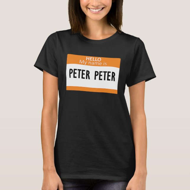 Peter Peter Pumpkin Eater  Halloween couples costu T-Shirt (Vorderseite)