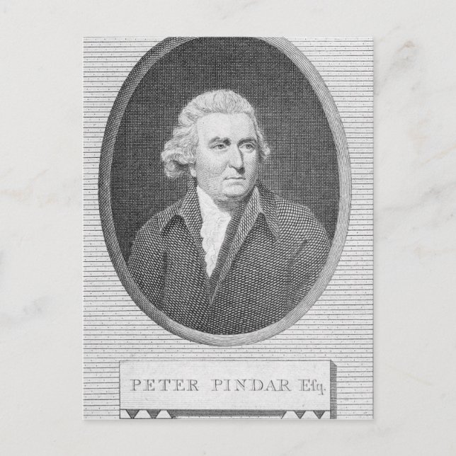 Peter Pindar Esq Postkarte (Vorderseite)