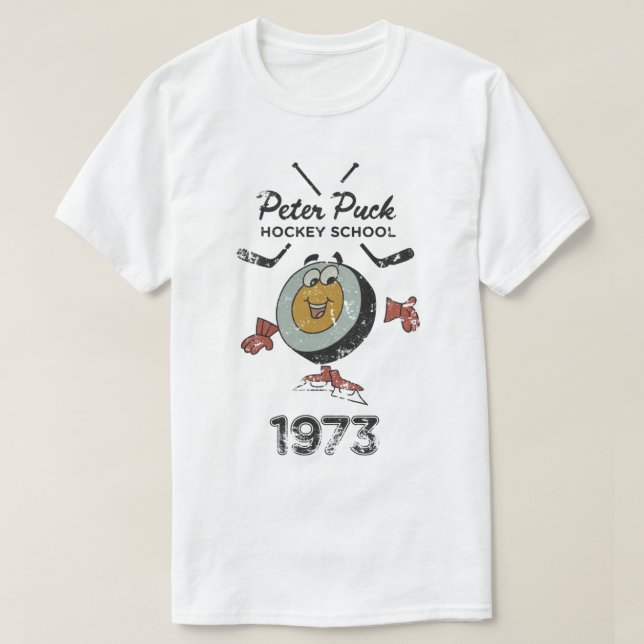 Peter Puck School of Hockey T-Shirt (Design vorne)
