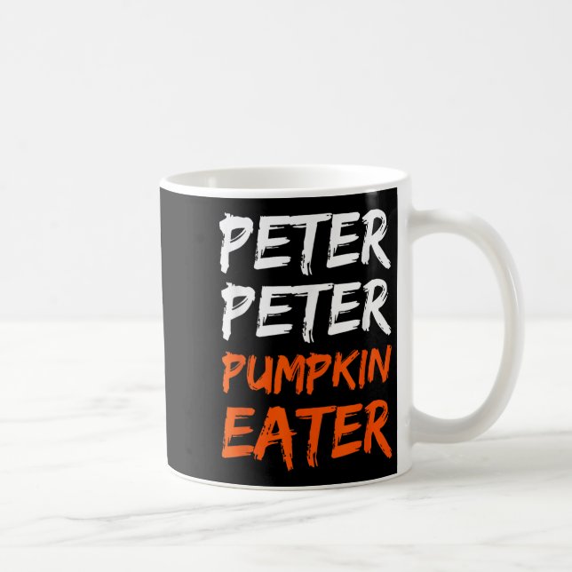 Peter Pumpkin Costume Eater Halloween Kaffeetasse (Rechts)